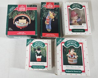 Assorted 1988-1992 Hallmark Keepsake Artists' Favorites Ornaments Group