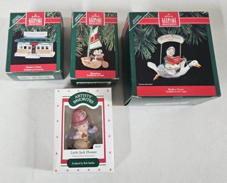 Assorted 1988-1992 Hallmark Keepsake Artists' Favorites Ornaments Group