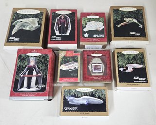 Assorted 1992-1999 Hallmark Keepsake Star Trek Ornaments Group