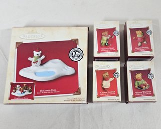 2002 Hallmark Keepsake Snow Cub Club Collection Ornaments Set Group