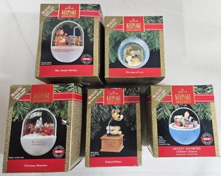 Assorted 1990 Hallmark Magic Ornaments Group