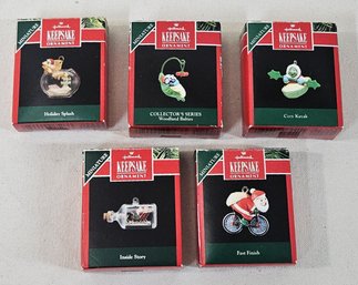Assorted 1992 Hallmark Keepsake Miniature Ornaments Group