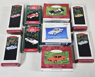 1991-2003 Hallmark Keepsake Collector's Series Classic American Cars Ornaments Group