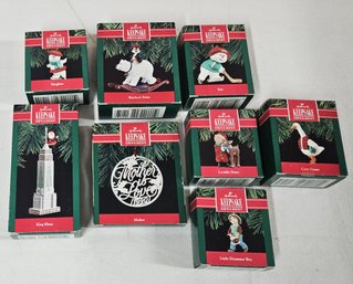 Assorted 1990 Hallmark Keepsake Ornaments Group