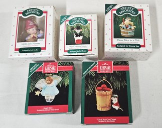Assorted 1988-1992 Hallmark Keepsake Artists' Favorites Ornaments Group
