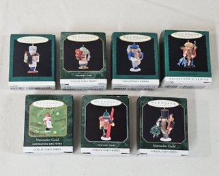 Assorted 1994-2000 Hallmark Keepsake Collector's Series Nutcracker Guild Miniature Ornaments Group