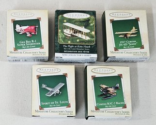 Assorted 2001-2005 Hallmark Keepsake Collector's Series Sky's The Limit Miniature Ornaments Group