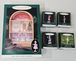 Assorted 1996-2000 Hallmark Keepsake Collector's Series The Nutcracker Ballet Miniature Ornaments Group