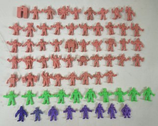 Assorted Vintage Mattel M.U.S.C.L.E. Men Toy Figures Group