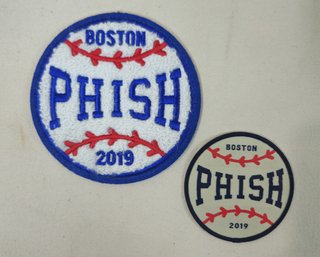 Assorted Official 2019 Phish Fenway Park Patches Group
