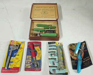Assorted Vintage NOS Can Openers Group