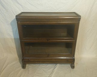 Antique Unbranded Double Stack Barrister Bookcase