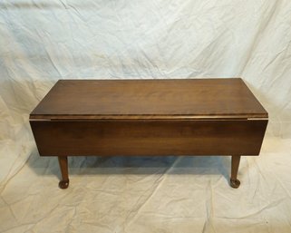 Vintage Drop Leaf Wood Coffee Table