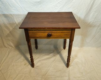 Vintage Side Table With Drawer