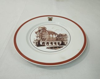 Vintage Hotel Roanoke Onondaga Pottery Old Ivory Syracuse China Dinner Plate