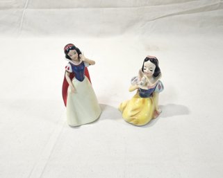 Assorted Disney Snow White Ceramic Figurines Group