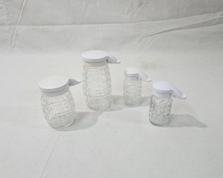 Assorted Vintage Moisture Proof Waffle/Grenade Style Shakers Group