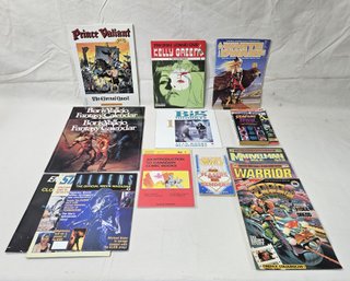 Assorted Fantasy & Sc-Fi Books, Magazines, & Other Ephemera Group
