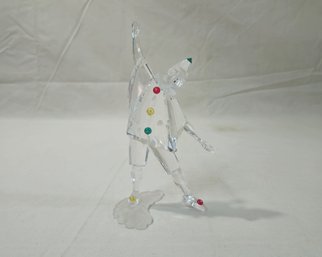 1999 Swarovski SCS Annual Edition 'Masquerade'- Pierrot Crystal Figurine