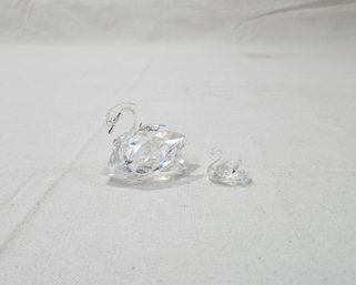 Assorted Swarovski Swan Crystal Figurines Group