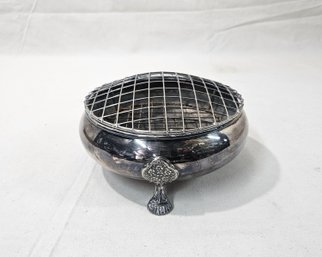 Vintage Silverplate Footed Rose Bowl