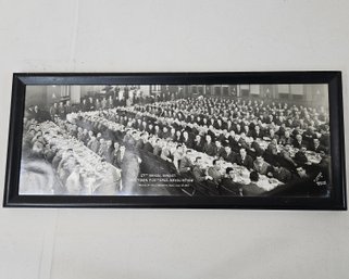 Vintage Framed 1944 27th Annual Banquet Old Town Football Association Abington, MA Black & White Photo