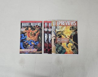 2005-2006 Marvel Previews Comic Books Group
