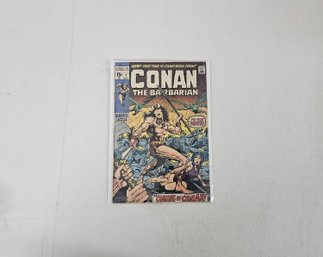 Vintage 1970 Marvel Conan The Barbarian Comic Book