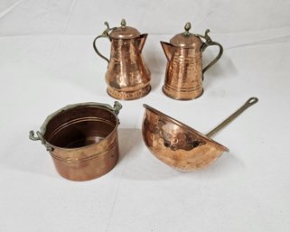 Assorted Contemporary Decorative Copperware Articles Group