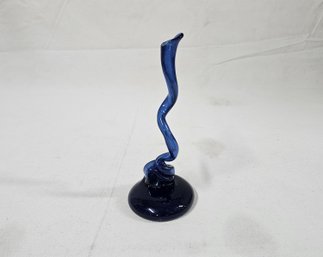 Vintage John Harko Handblown Glass Bud Vase Signed