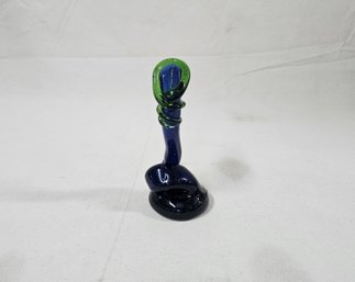 Vintage John Harko Handblown Glass Bud Vase Signed