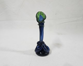 Vintage John Harko Handblown Glass Bud Vase Signed