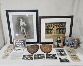 John Harko Boxing Trophy Plaques, Photos, & Other Ephemera Group