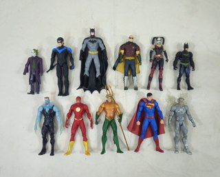 Assorted DC Comics Action Figure Toys Group