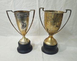 Vintage 1926 & 1931 N.Y. Bicycle Race Trophies Group