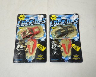 Vintage 1982 Carded Kidco Lock-Up Die Cast Metal Cars Group