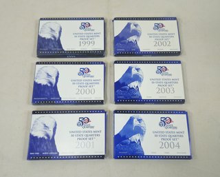 1999-2004 U.S. Mint 50 State Quarters Proof Sets Group