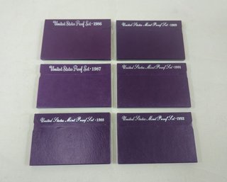Assorted 1980/1990's U.S. Mint Proof Sets Group