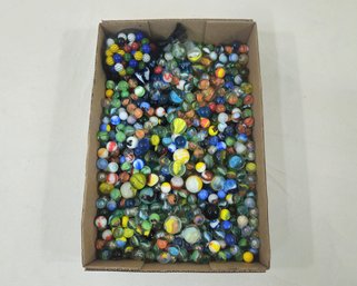 Assorted Vintage Machine-Made Marbles Group