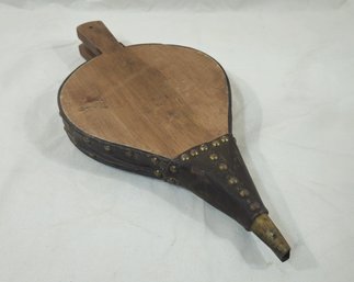 Vintage L.L. Bean Wood & Leather Fireplace Bellows