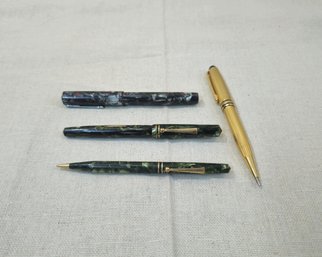 Assorted Vintage Pens & Pencils Group