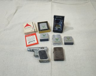 Assorted Zippo & Other Lighters Group