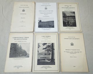 Assorted Vintage State Of New York Conservation Department Booklets Group