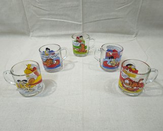 Assorted Vintage 1978 McDonald's Garfield Mugs Group