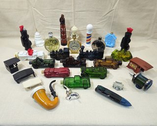 Assorted Vintage Avon Figural Bottles Group