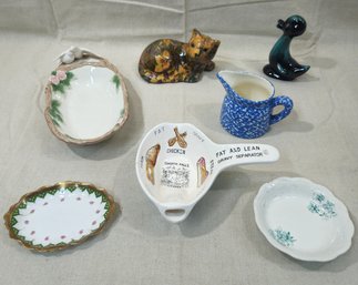 Assorted Decorative Pottery Articles Group