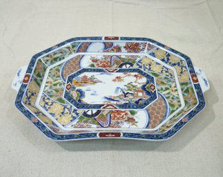 Vintage Takahashi Imari-Style Octagonal Platter