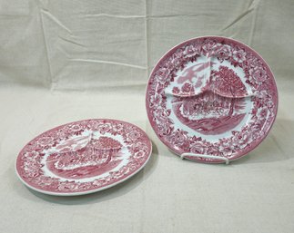 Vintage Shenango China Restaurantware Roselyn Castle Grill Plates Group