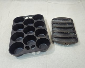 Assorted Vintage Cast Iron Cookware Group