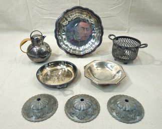 Assorted Antique & Vintage Silverplate & Other Metalware Group